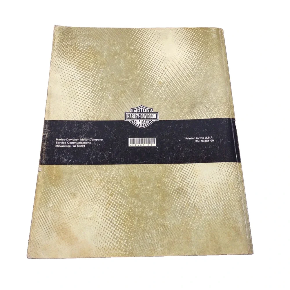 2000 Harley Davidson Dyna Low Rider Convertible Shop Service Repair Manual 99481
